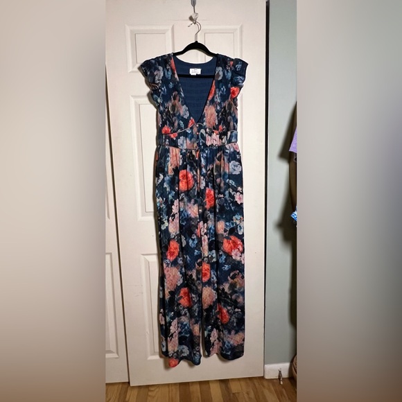 Anthropologie Pants - Anthro Peregrine Jumpsuit, printed eyelet edition, floral, medium